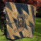 Maahes Ancient Egyptian Quilt Geometric Pattern Winged Lion Deity, and Sacred Lotus Motif - African Pride