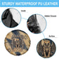 Maahes Ancient Egyptian Spare Tire Cover Geometric Pattern Winged Lion Deity, and Sacred Lotus Motif - African Pride