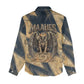 Maahes Ancient Egyptian Women Casual Shirt Geometric Pattern Winged Lion Deity, and Sacred Lotus Motif - African Pride