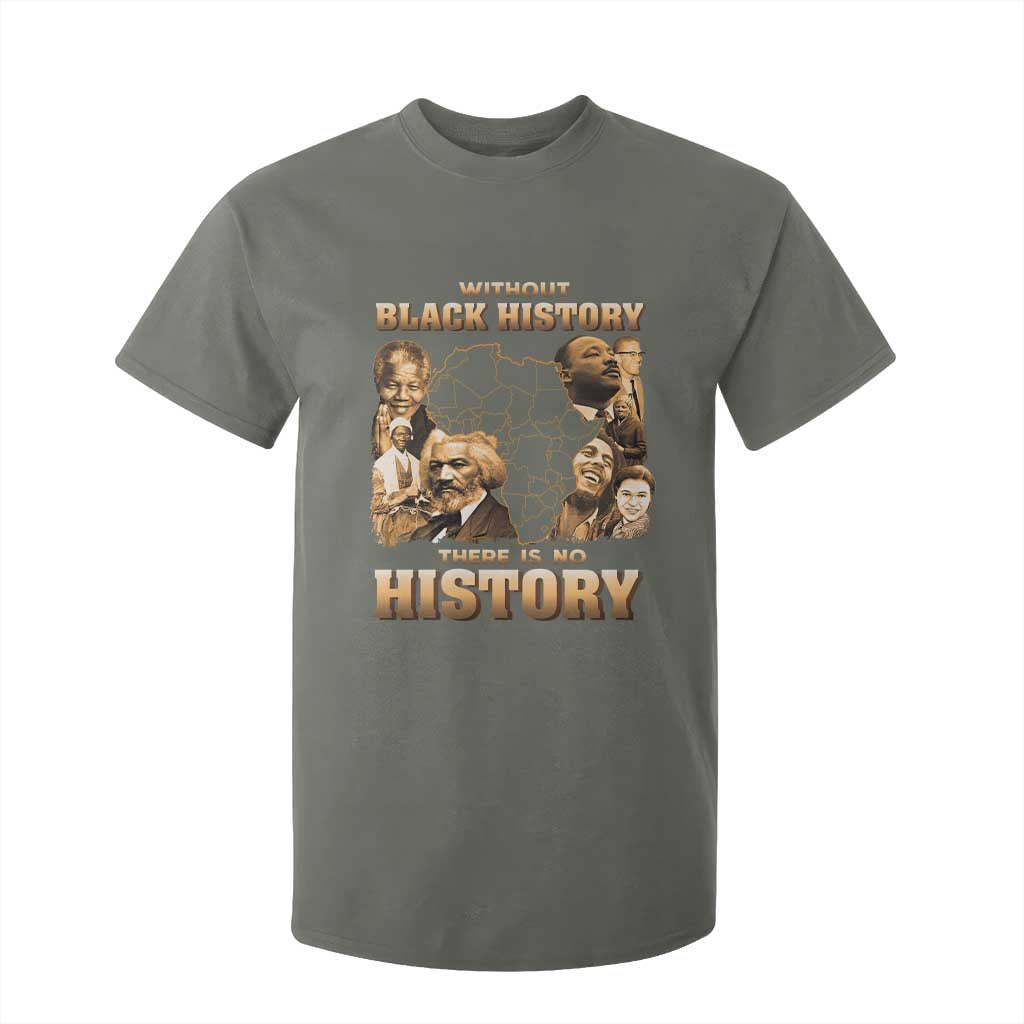 African Pride T Shirt For Kid Without Black History There Is No History
