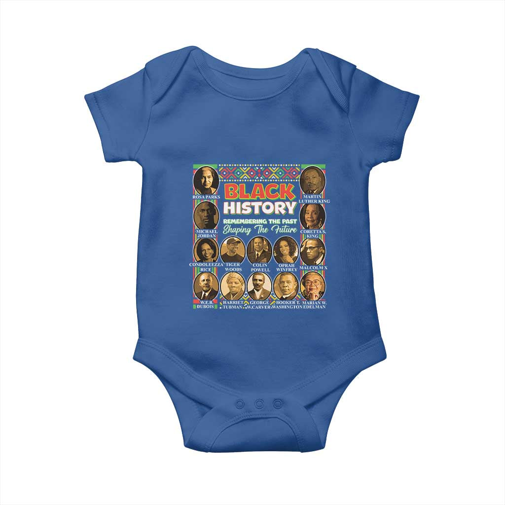 Black History Month Baby Onesie Remembering The Past Shaping The Future
