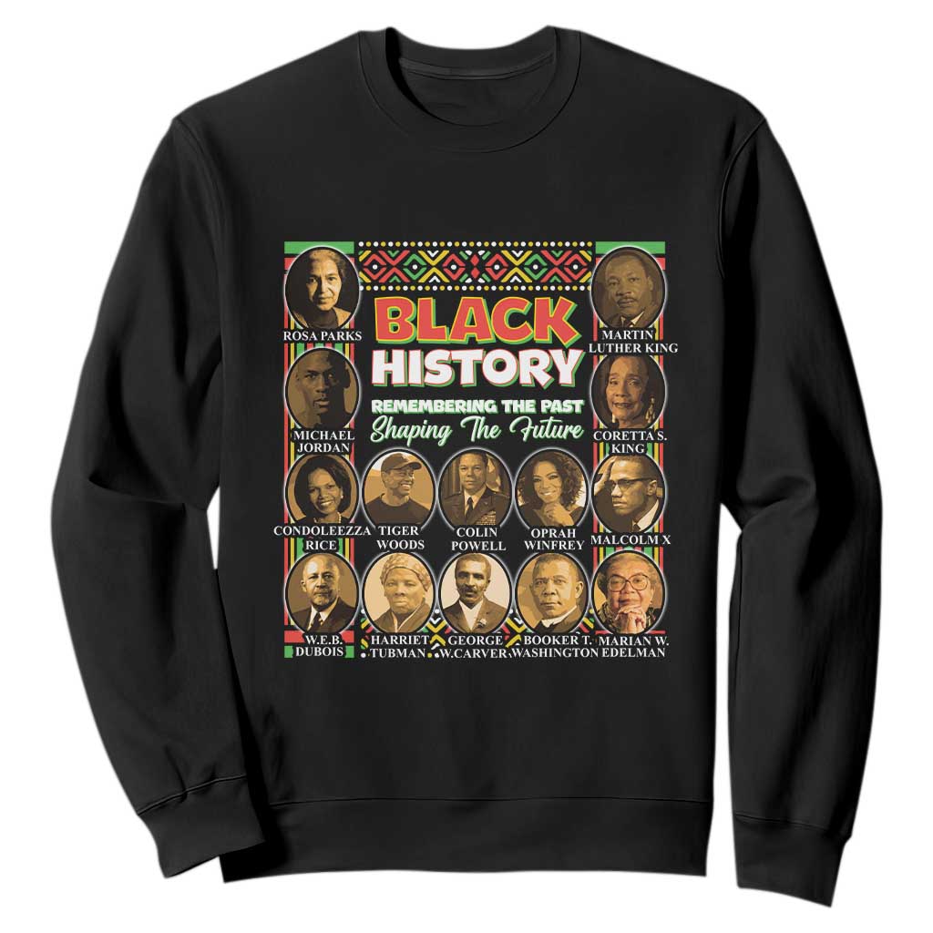 Black History Month Sweatshirt Remembering The Past Shaping The Future
