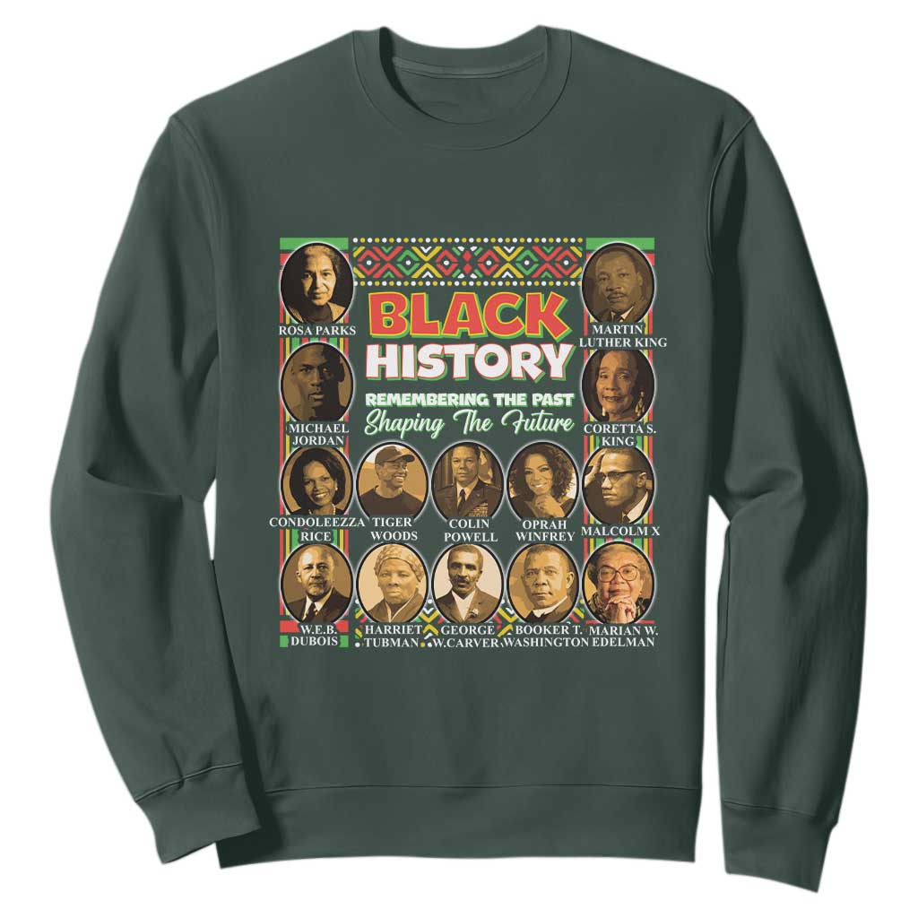 Black History Month Sweatshirt Remembering The Past Shaping The Future