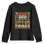 Black History Month Youth Sweatshirt Remembering The Past Shaping The Future