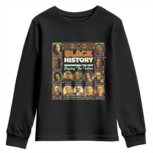 Black History Month Youth Sweatshirt Remembering The Past Shaping The Future