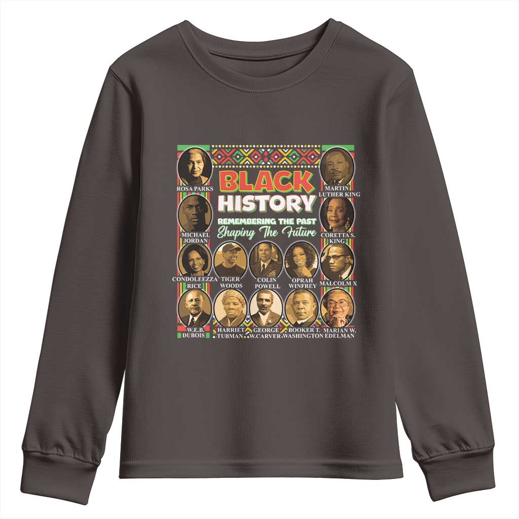 Black History Month Youth Sweatshirt Remembering The Past Shaping The Future