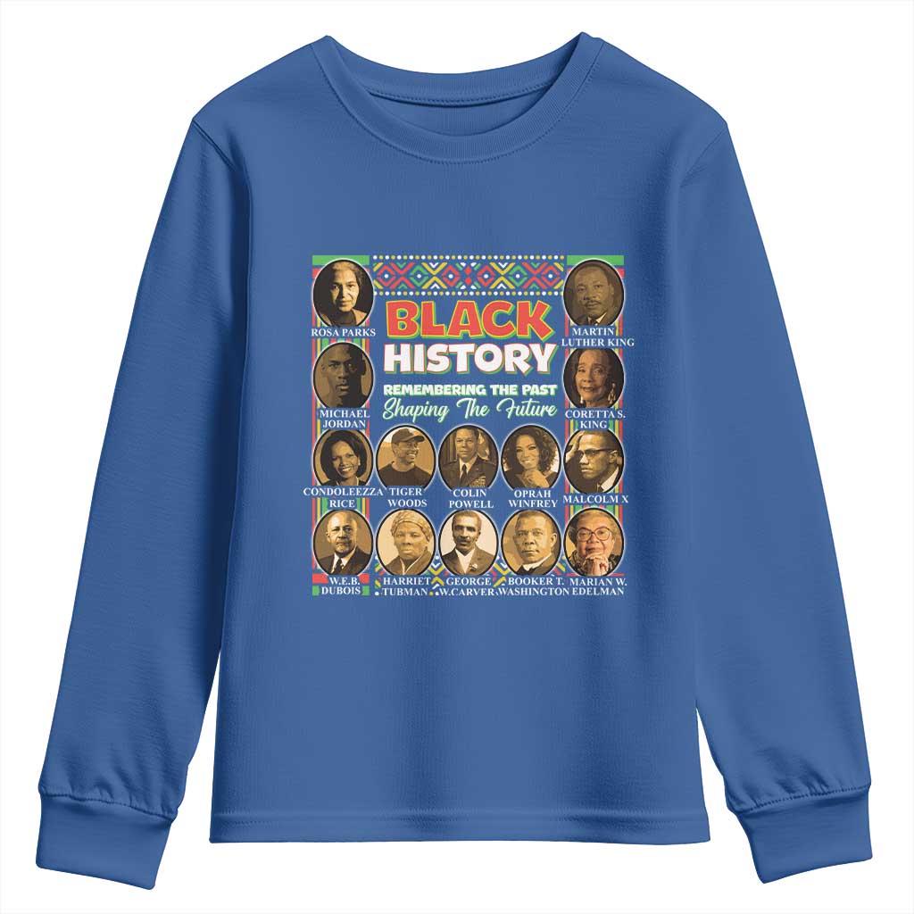 Black History Month Youth Sweatshirt Remembering The Past Shaping The Future