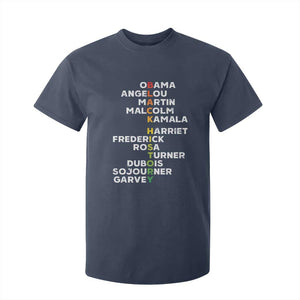 Black History Leaders T Shirt For Kid Martin Malcolm Harriet Obama