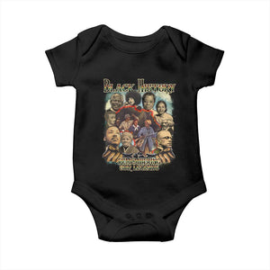 Black History Baby Onesie Remembering Our Legends Martin Malcolm Rosa Harriet Frederick