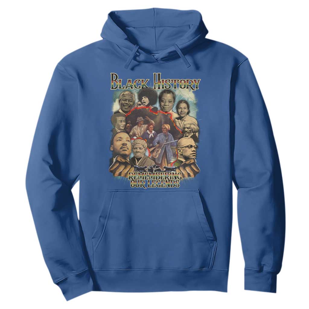 Black History Hoodie Remembering Our Legends Martin Malcolm Rosa Harriet Frederick
