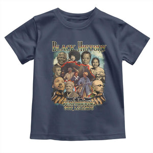 Black History Toddler T Shirt Remembering Our Legends Martin Malcolm Rosa Harriet Frederick