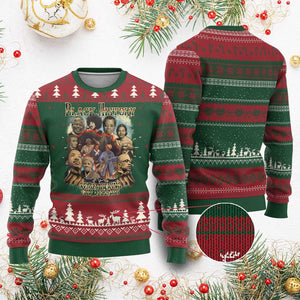 Black History Ugly Christmas Sweater Remembering Our Legends Martin Malcolm Rosa Harriet Frederick