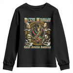 Support Black History 365 Days A Year Youth Sweatshirt Martin MLK Malcolm X Rosa Parks Kamala Harris