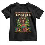 I Am Black History Baby Shirt African American Women Pretty Butterfly
