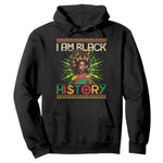 I Am Black History Hoodie African American Women Pretty Butterfly