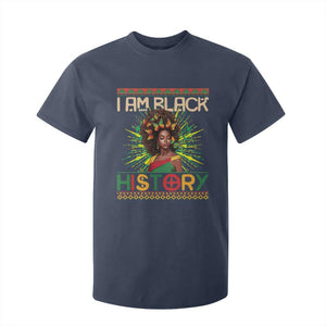 I Am Black History T Shirt For Kid African American Women Pretty Butterfly