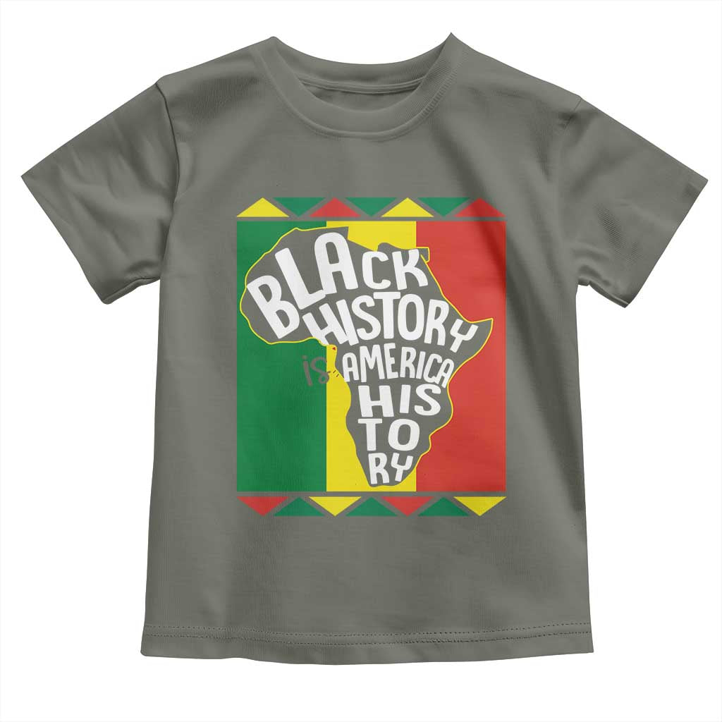 African American Pride Baby Shirt Black History Is American History Patriotic