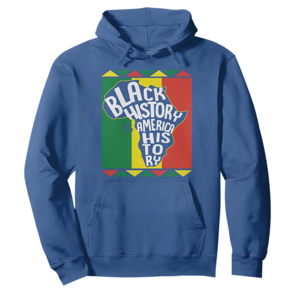 African American Pride Hoodie Black History Is American History Patriotic
