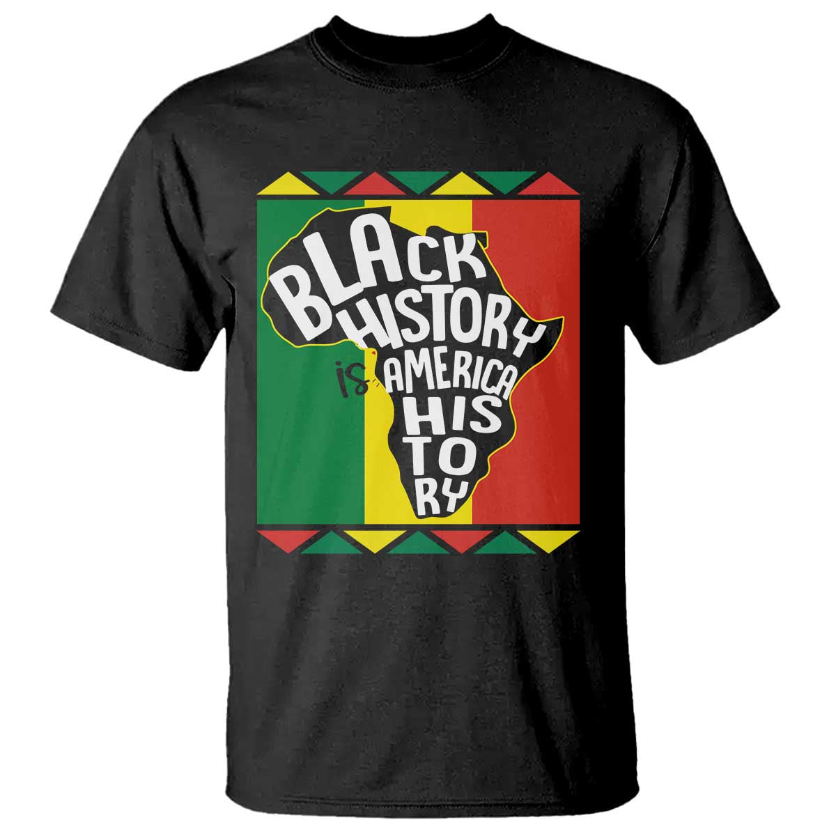 African American Pride T Shirt Black History Is American History Patriotic