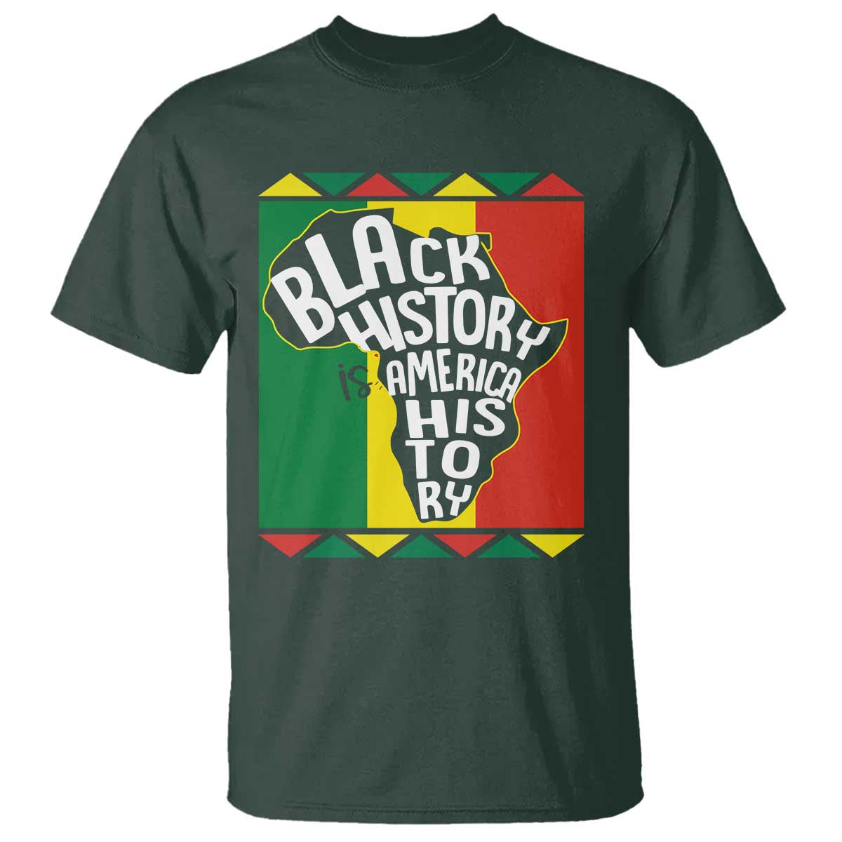 African American Pride T Shirt Black History Is American History Patriotic
