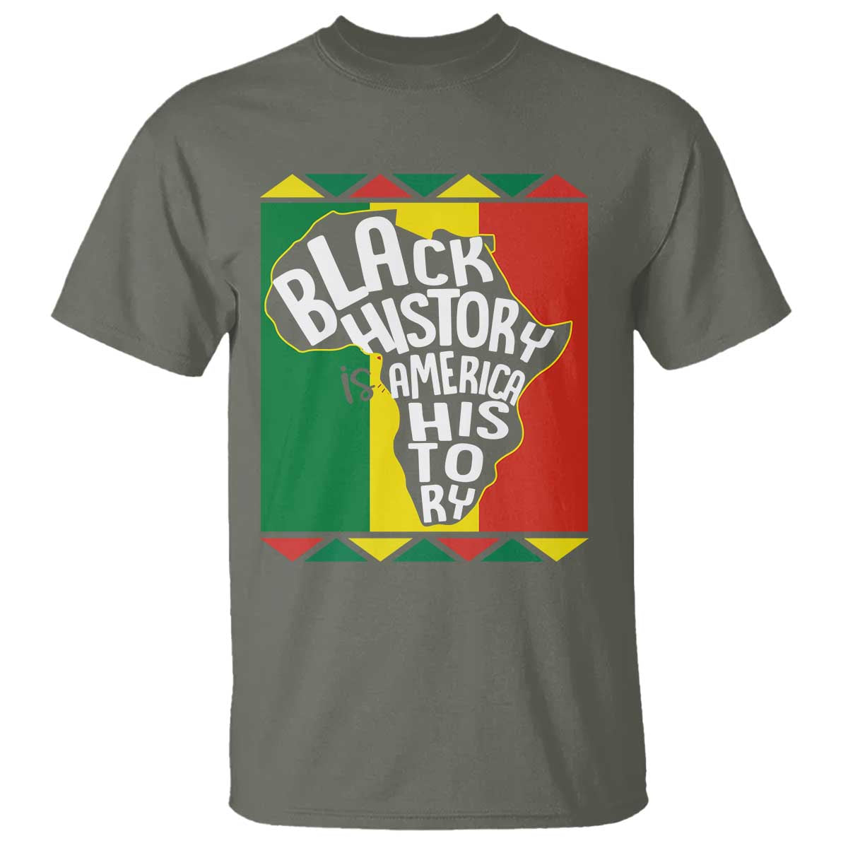 African American Pride T Shirt Black History Is American History Patriotic