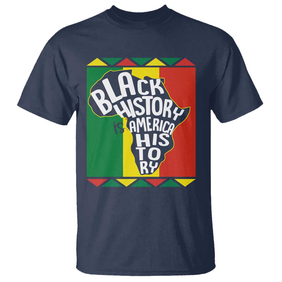 African American Pride T Shirt Black History Is American History Patriotic