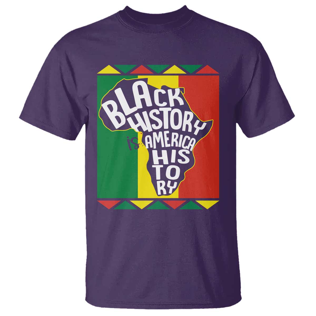 African American Pride T Shirt Black History Is American History Patriotic