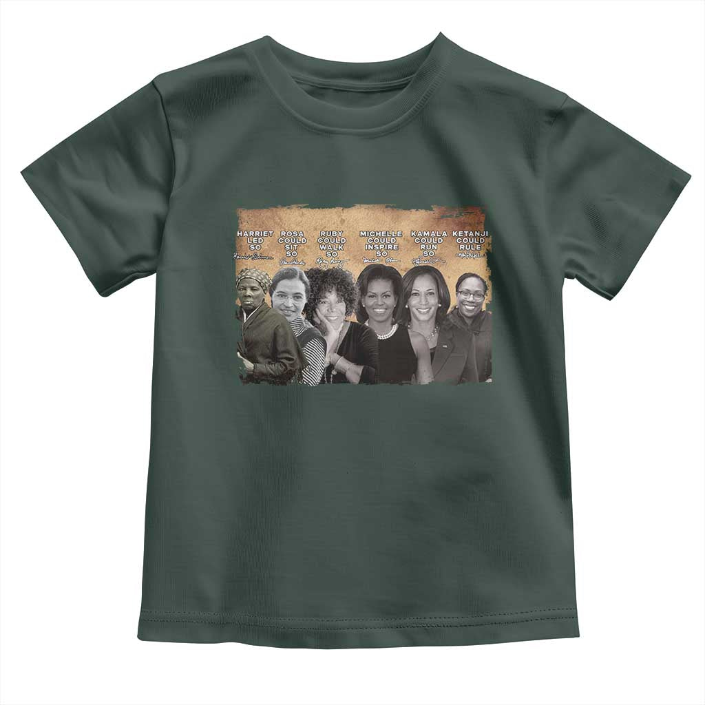 Black Women History Toddler T Shirt Harriet Led So Rosa Could Sit Black History