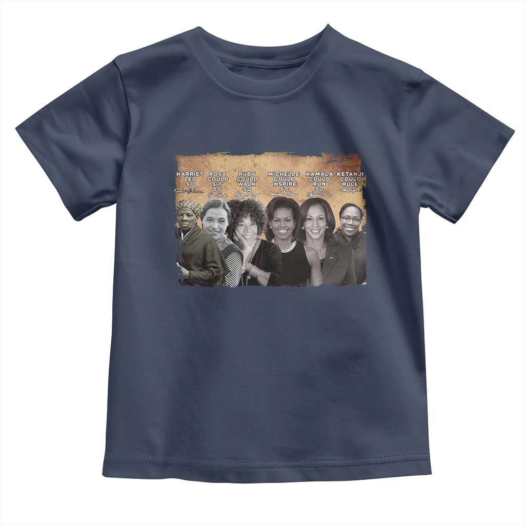 Black Women History Toddler T Shirt Harriet Led So Rosa Could Sit Black History