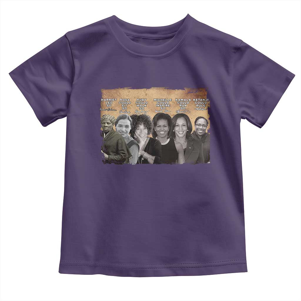 Black Women History Toddler T Shirt Harriet Led So Rosa Could Sit Black History