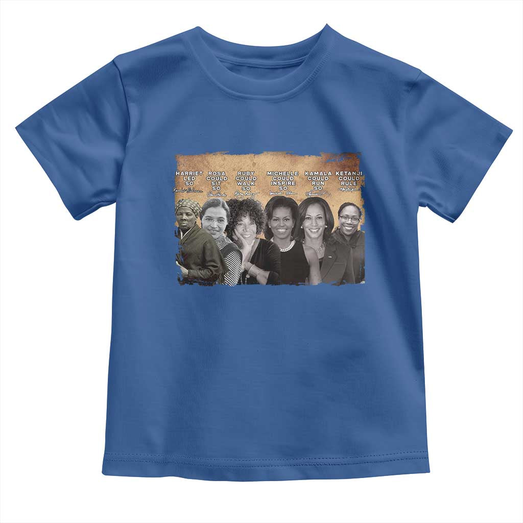 Black Women History Toddler T Shirt Harriet Led So Rosa Could Sit Black History