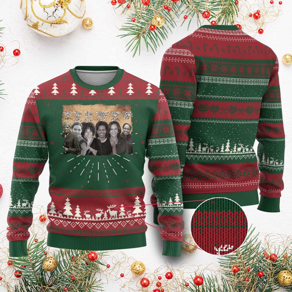 Black Women History Ugly Christmas Sweater Harriet Led So Rosa Could Sit Black History