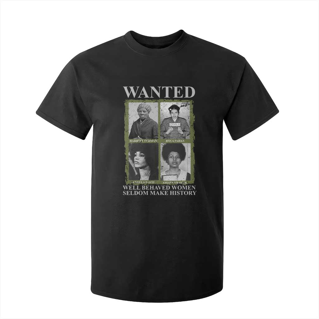 Black Women History T Shirt For Kid Harriet Tubman Rosa Parks Angela Davis Assata Shakur