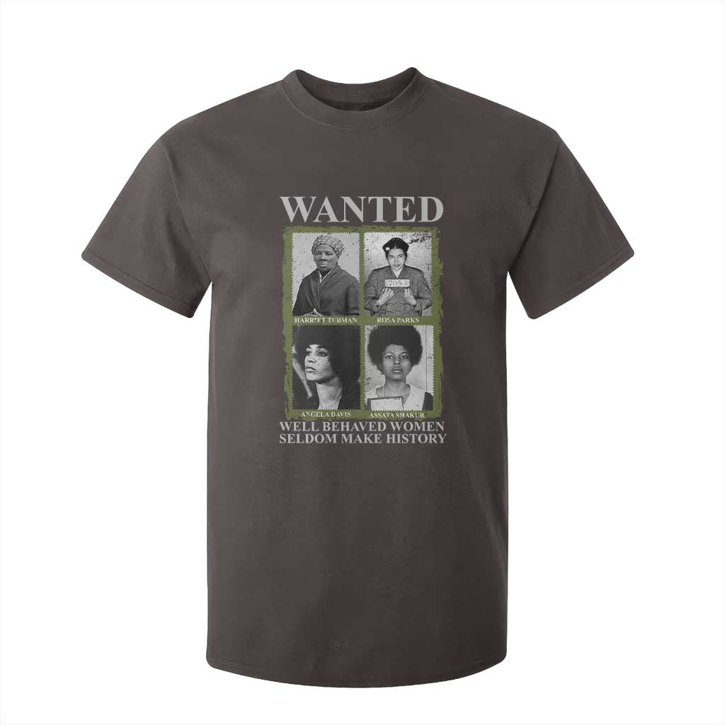 Black Women History T Shirt For Kid Harriet Tubman Rosa Parks Angela Davis Assata Shakur