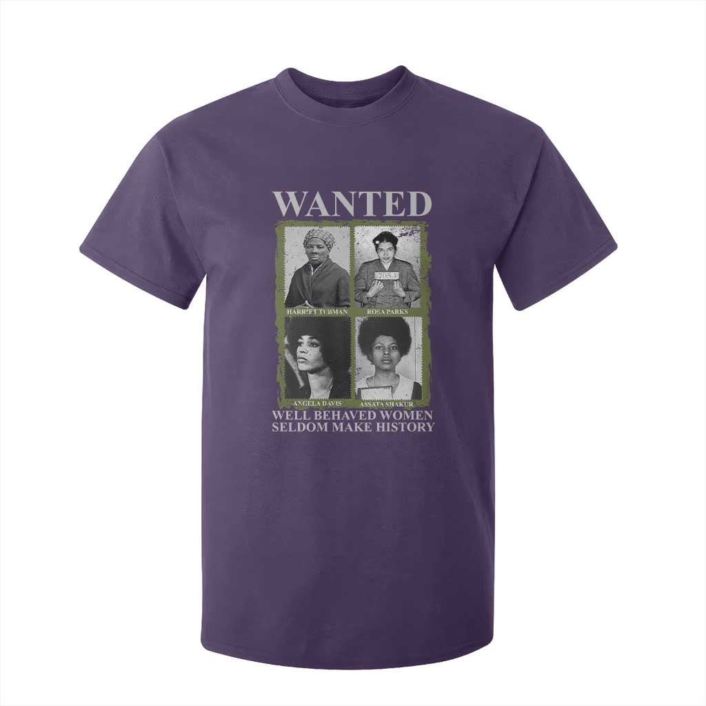 Black Women History T Shirt For Kid Harriet Tubman Rosa Parks Angela Davis Assata Shakur