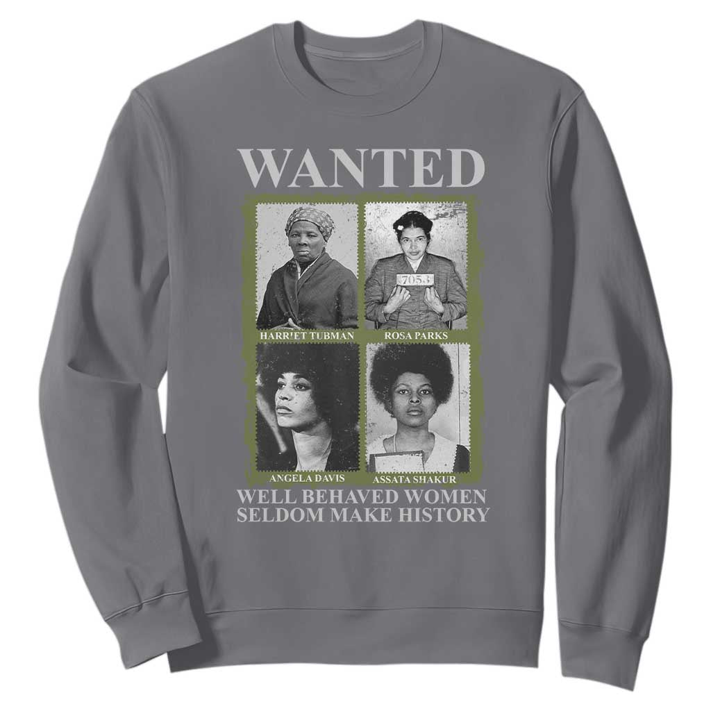 Black Women History Sweatshirt Harriet Tubman Rosa Parks Angela Davis Assata Shakur