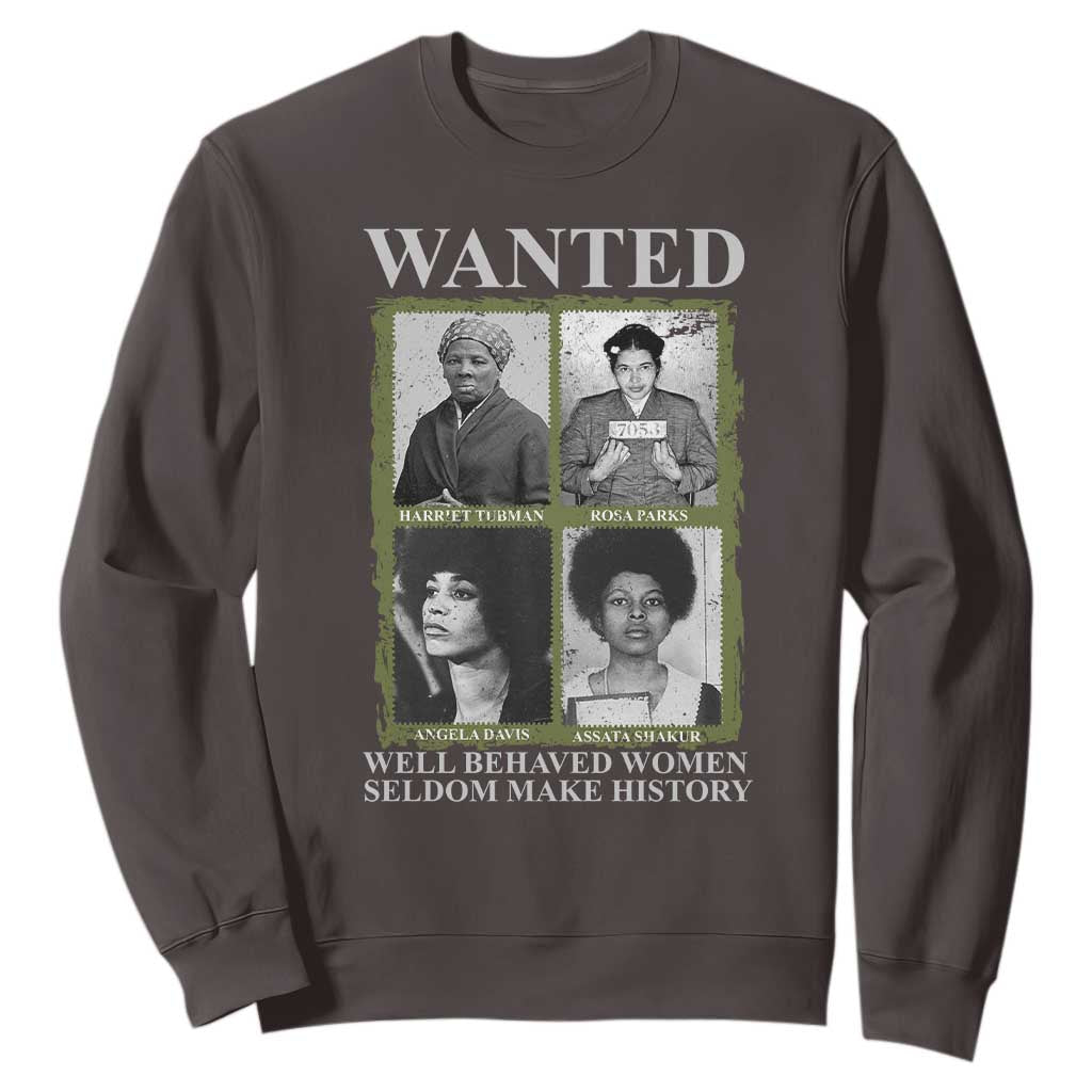 Black Women History Sweatshirt Harriet Tubman Rosa Parks Angela Davis Assata Shakur