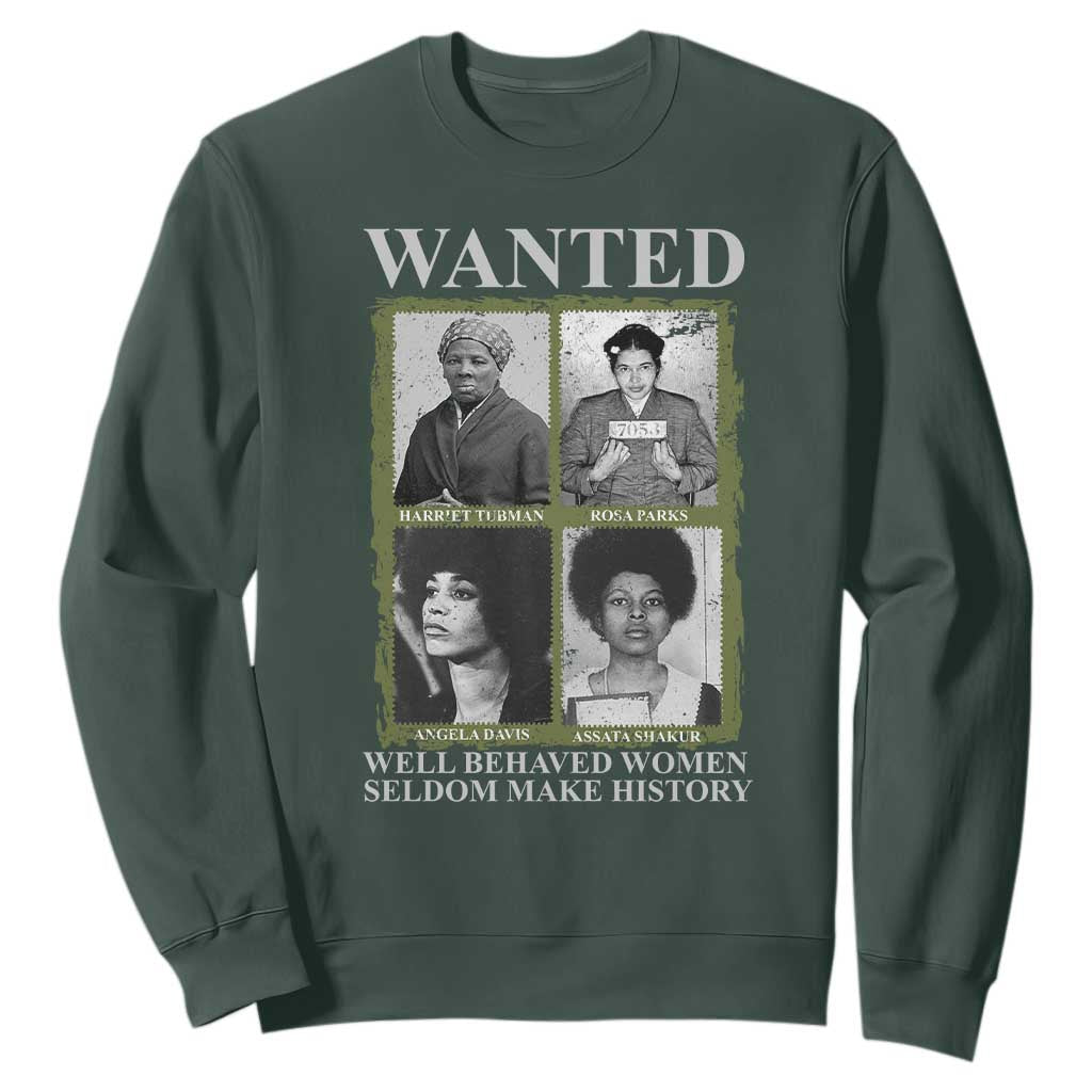 Black Women History Sweatshirt Harriet Tubman Rosa Parks Angela Davis Assata Shakur