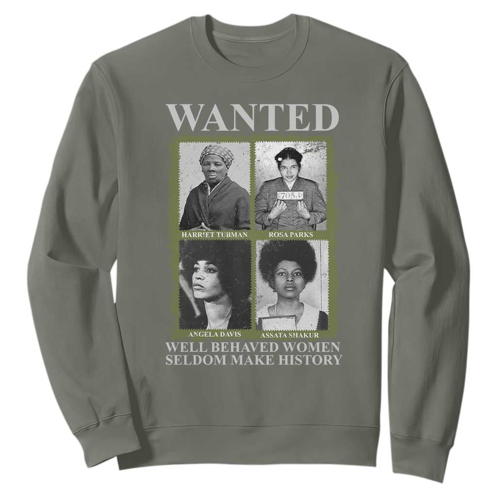 Black Women History Sweatshirt Harriet Tubman Rosa Parks Angela Davis Assata Shakur