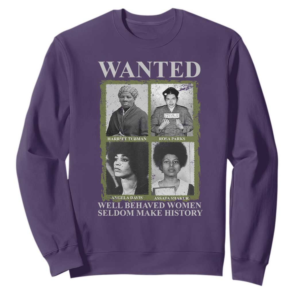 Black Women History Sweatshirt Harriet Tubman Rosa Parks Angela Davis Assata Shakur