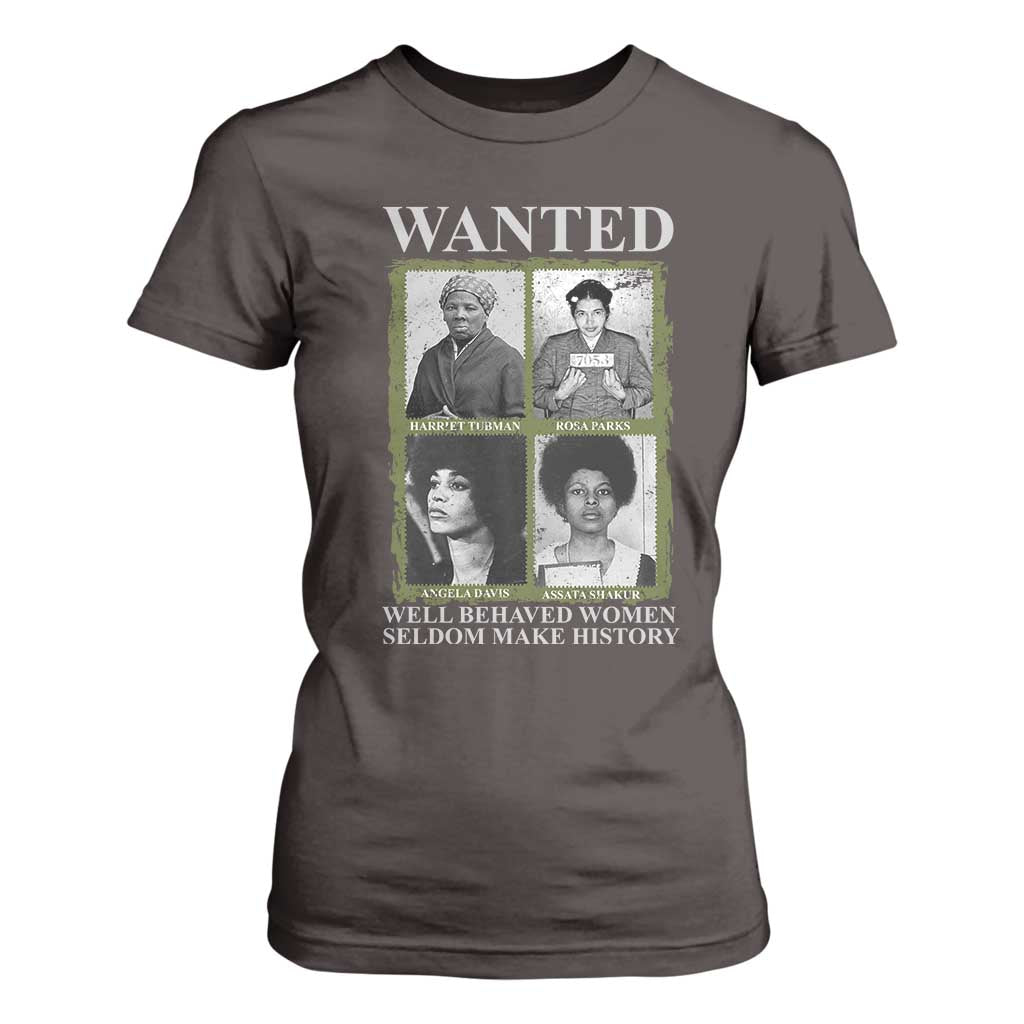 Black Women History T Shirt For Women Harriet Tubman Rosa Parks Angela Davis Assata Shakur
