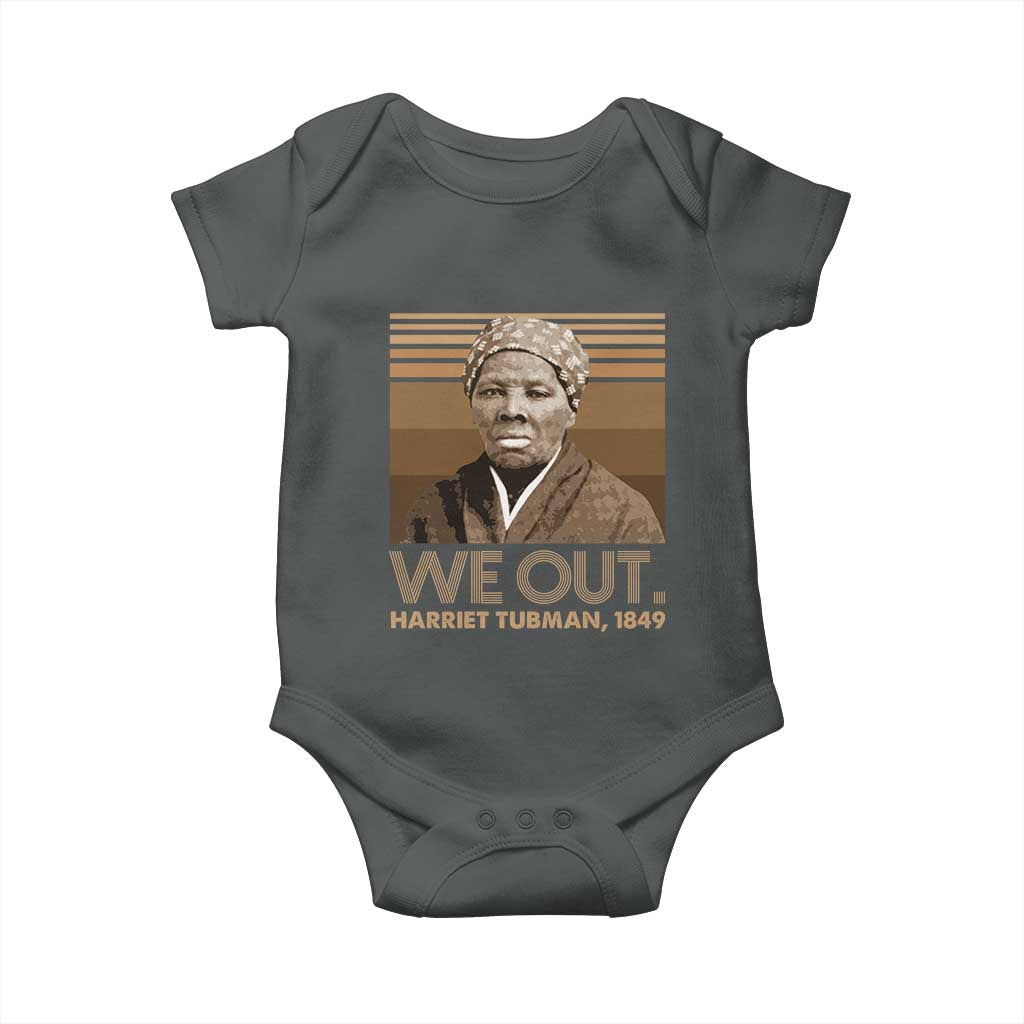 Harriet Tubman Baby Onesie We Out 1849 Retro Black History