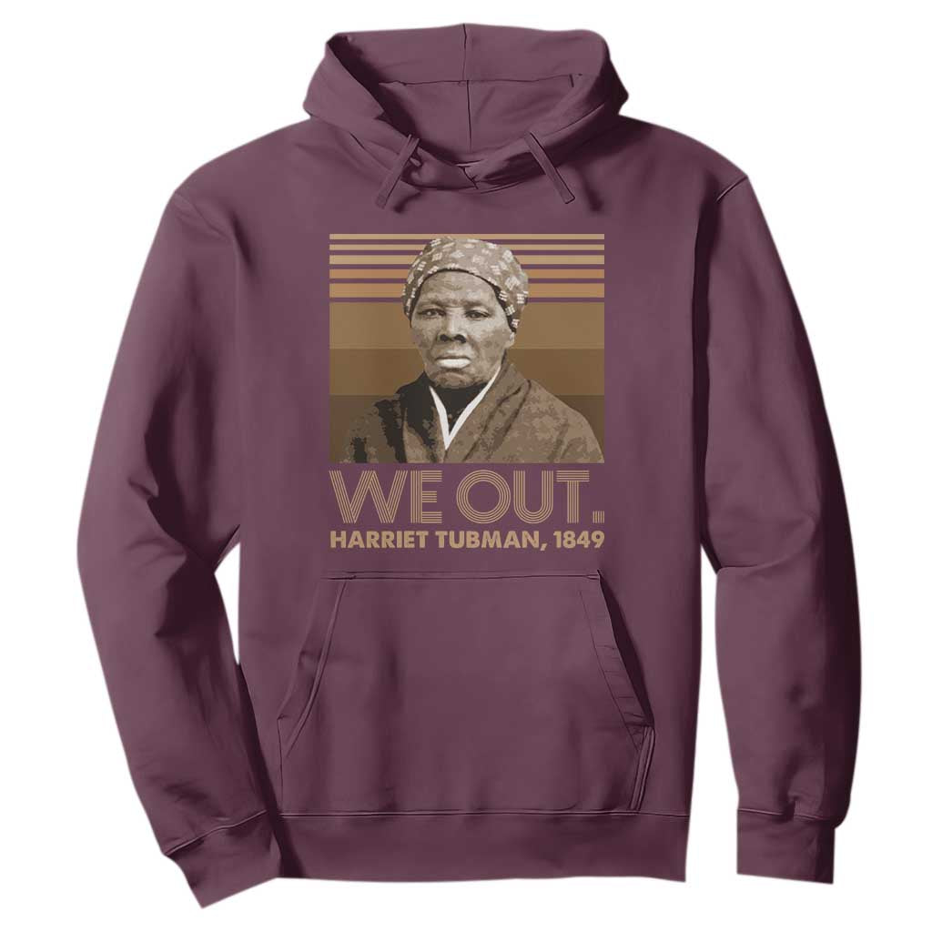 Harriet Tubman Hoodie We Out 1849 Retro Black History