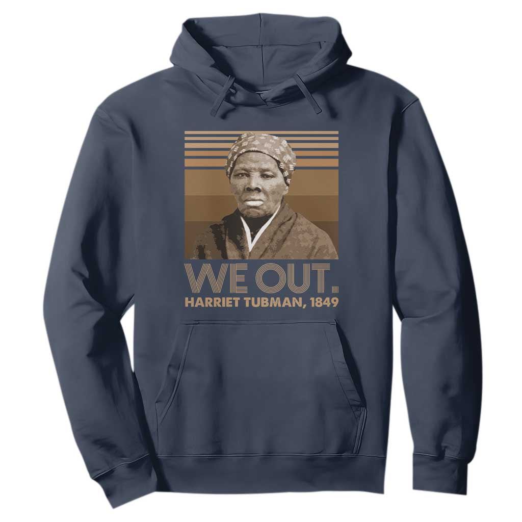 Harriet Tubman Hoodie We Out 1849 Retro Black History