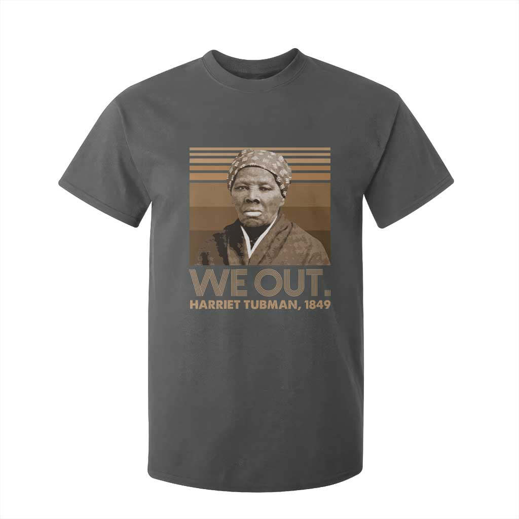 Harriet Tubman T Shirt For Kid We Out 1849 Retro Black History