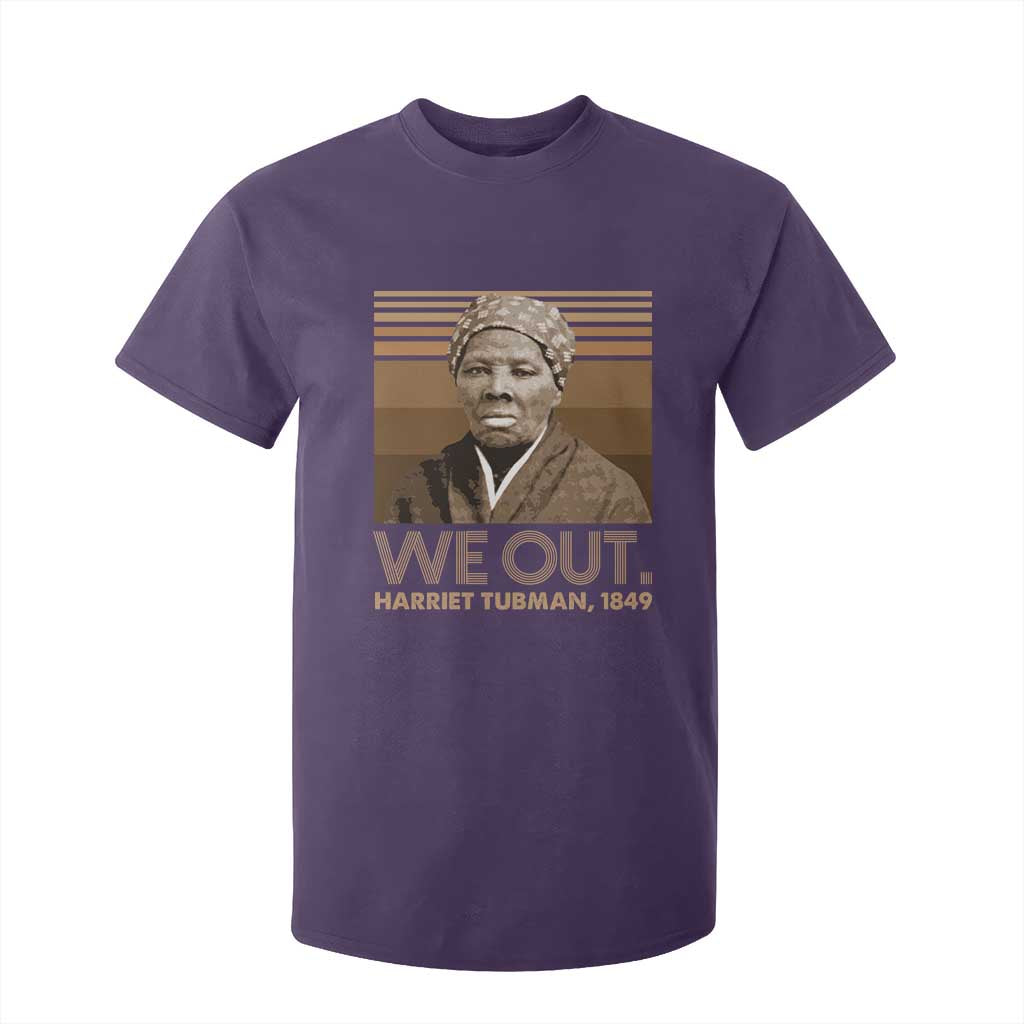 Harriet Tubman T Shirt For Kid We Out 1849 Retro Black History