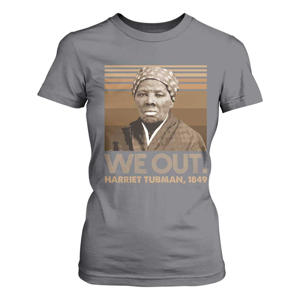 Harriet Tubman T Shirt For Women We Out 1849 Retro Black History
