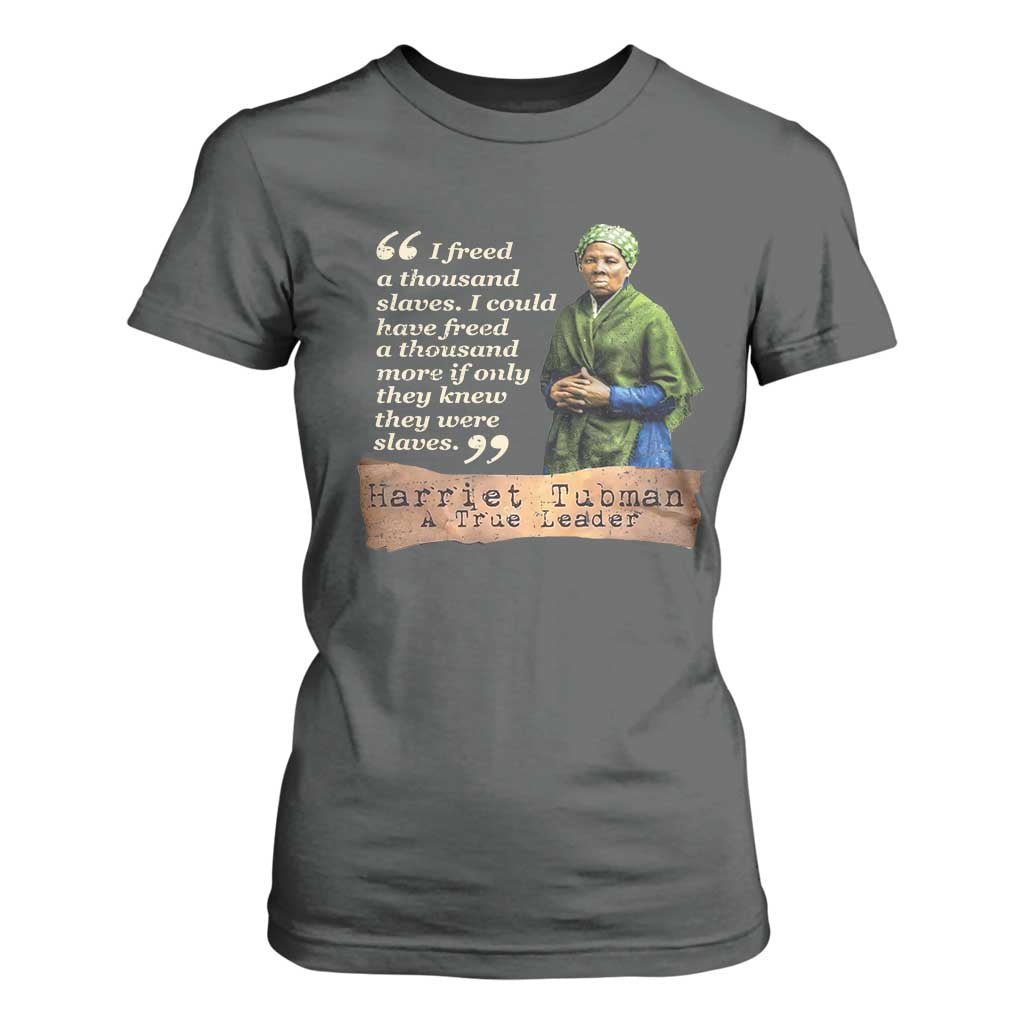 Harriet Tubman T Shirt For Women If Only They Knew They Were Slaves Black History