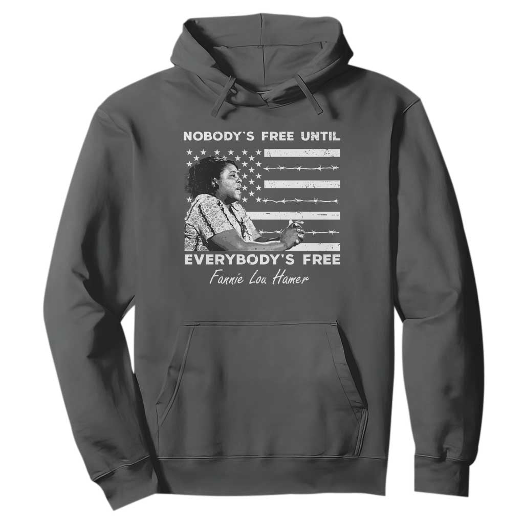 Fannie Lou Hamer Hoodie Nobody's Free Until Everybody's Free Black History