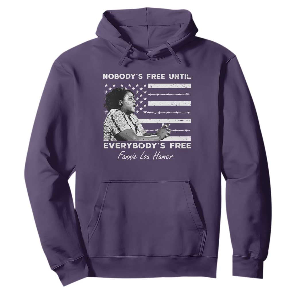 Fannie Lou Hamer Hoodie Nobody's Free Until Everybody's Free Black History